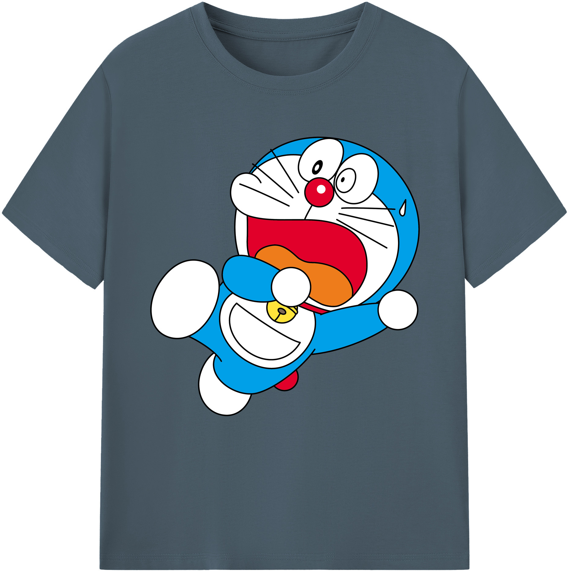 （画像用） ドラえもん Doraemon 綿100％半袖Tシャツ（フロントプリント）
